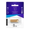 Флеш-накопичувач USB 8GB T&G 117 Metal Series Gold (TG117GD-8G) - 2